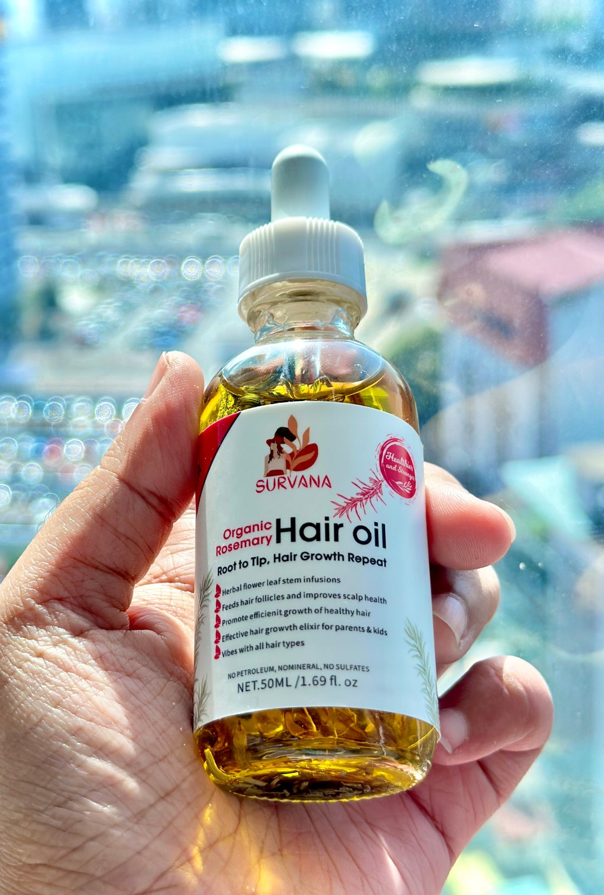 তিল + কালোজিরা হেয়ার গ্রোথ অয়েল – Sesame + Black Seed Growth Oil - Image 2